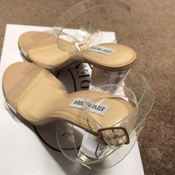 camille clear sandal steve madden